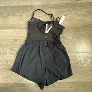 Victoria's Secret PINK Black Romper